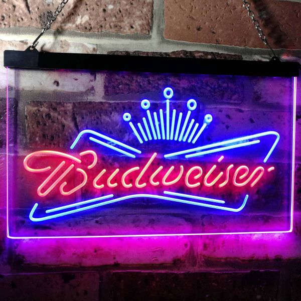 Budweiser Crown Logo Neon-Like LED Sign